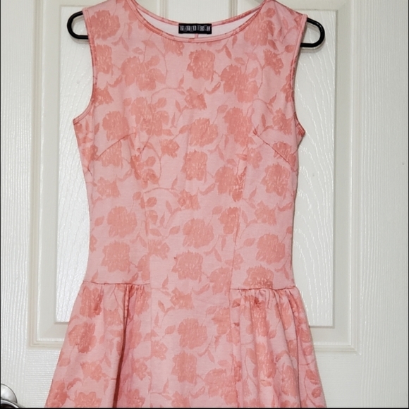 Women's dress Mini orange dress fit flare cute dre - Picture 3 of 5